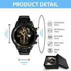 Michael Jackson Black Stainless Steel Watch – TANTN22467