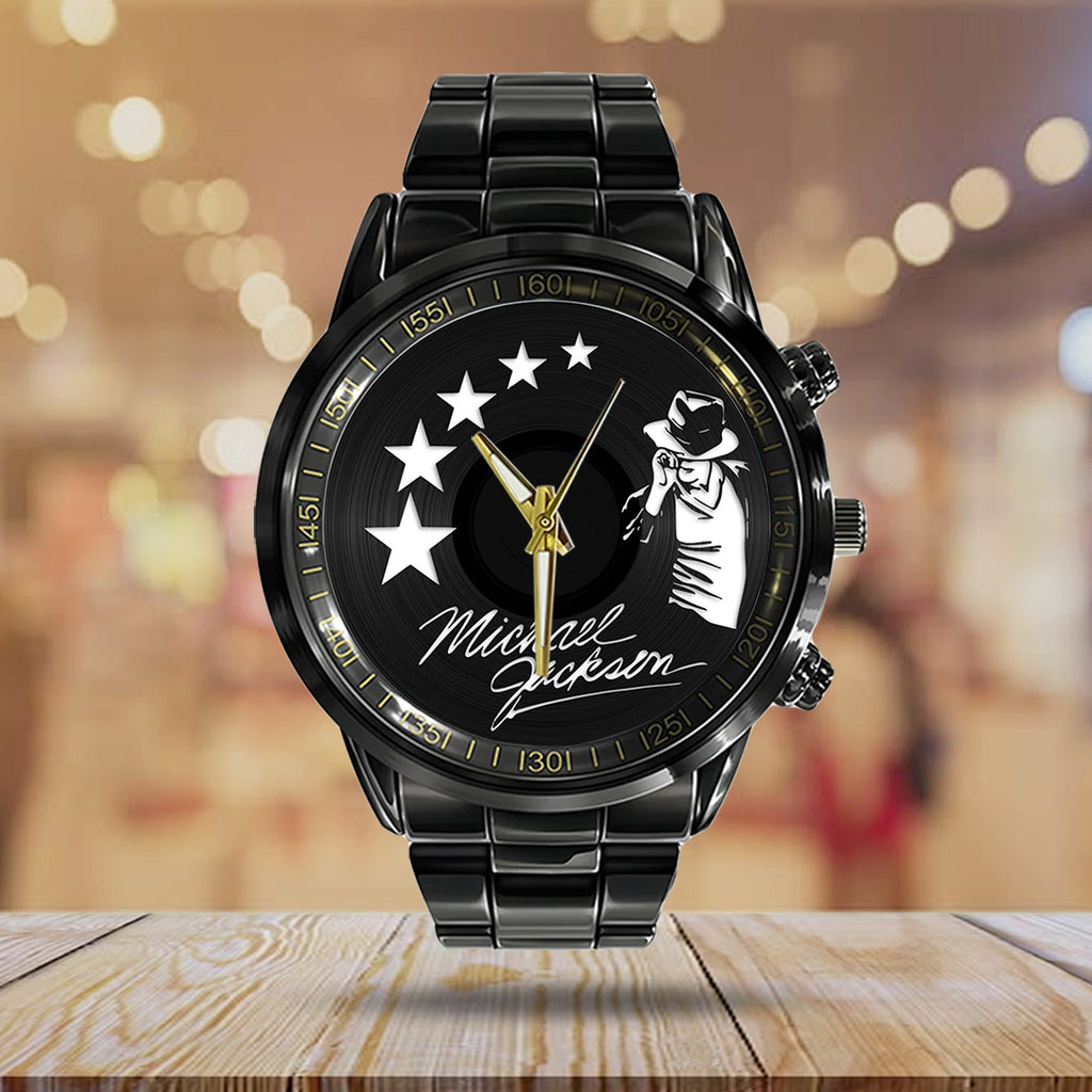 Michael Jackson Black Stainless Steel Watch – TANTN24888