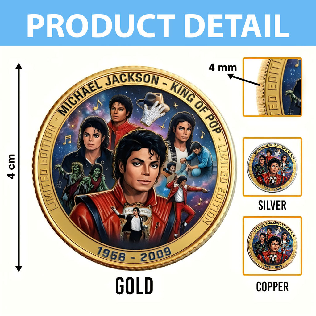 Michael Jackson Commemorative Coin – TMTHU5545