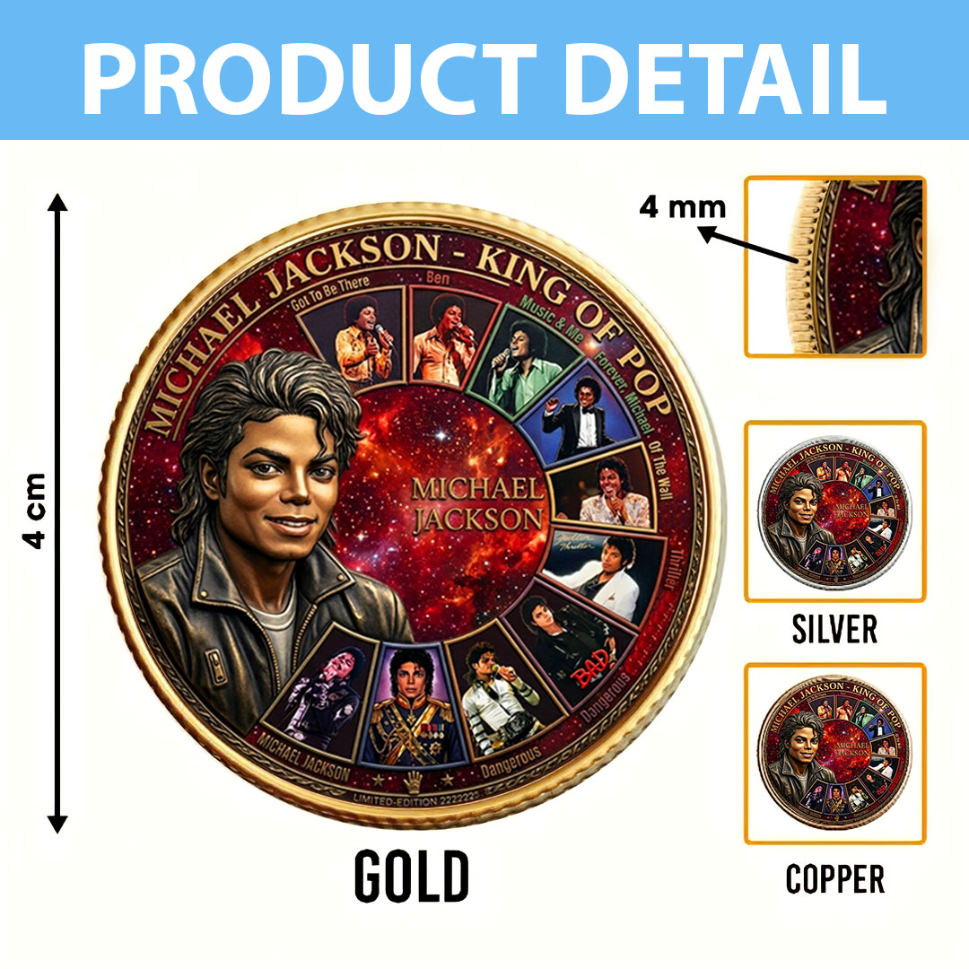Michael Jackson Commemorative Coin – TMTHU6128