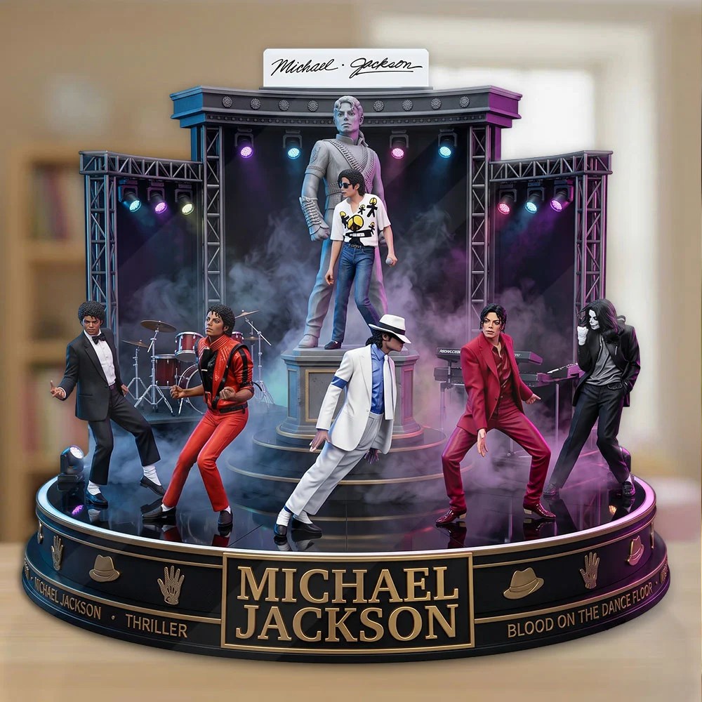Michael Jackson Custom Shape Acrylic Plaque – TMTHU8844