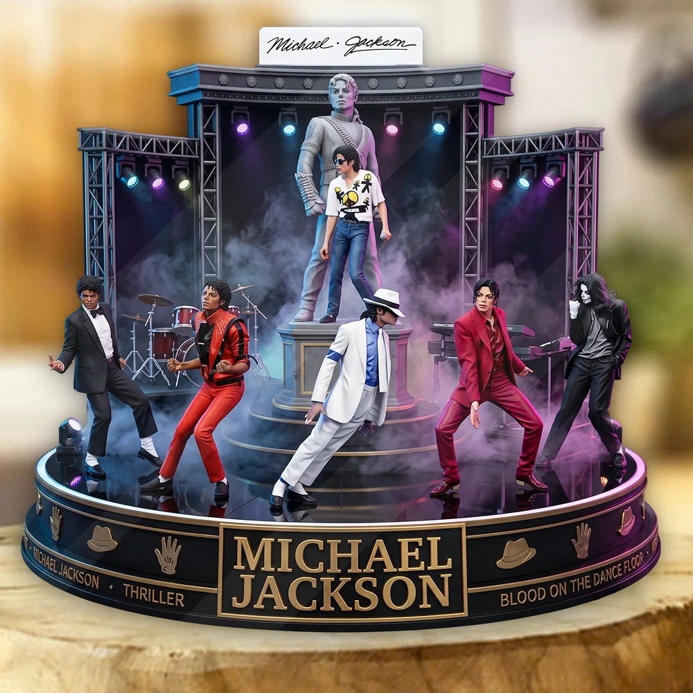 Michael Jackson Custom Shape Acrylic Plaque – TMTHU8844