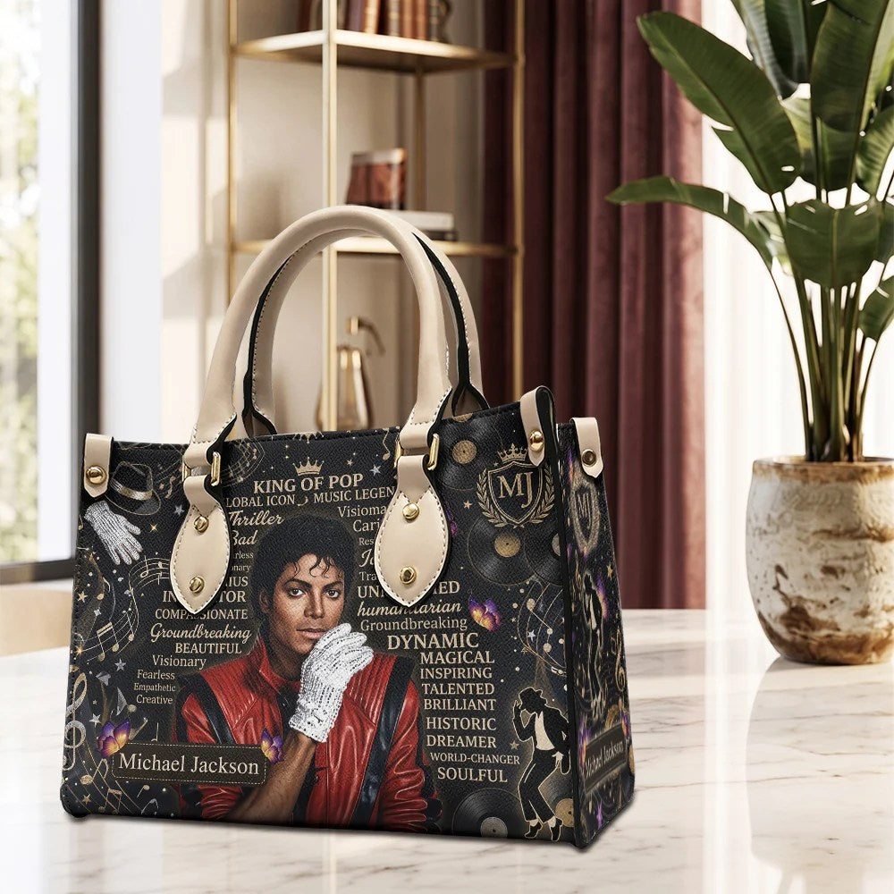 Michael Jackson Leather HandBag – TMTHU9391