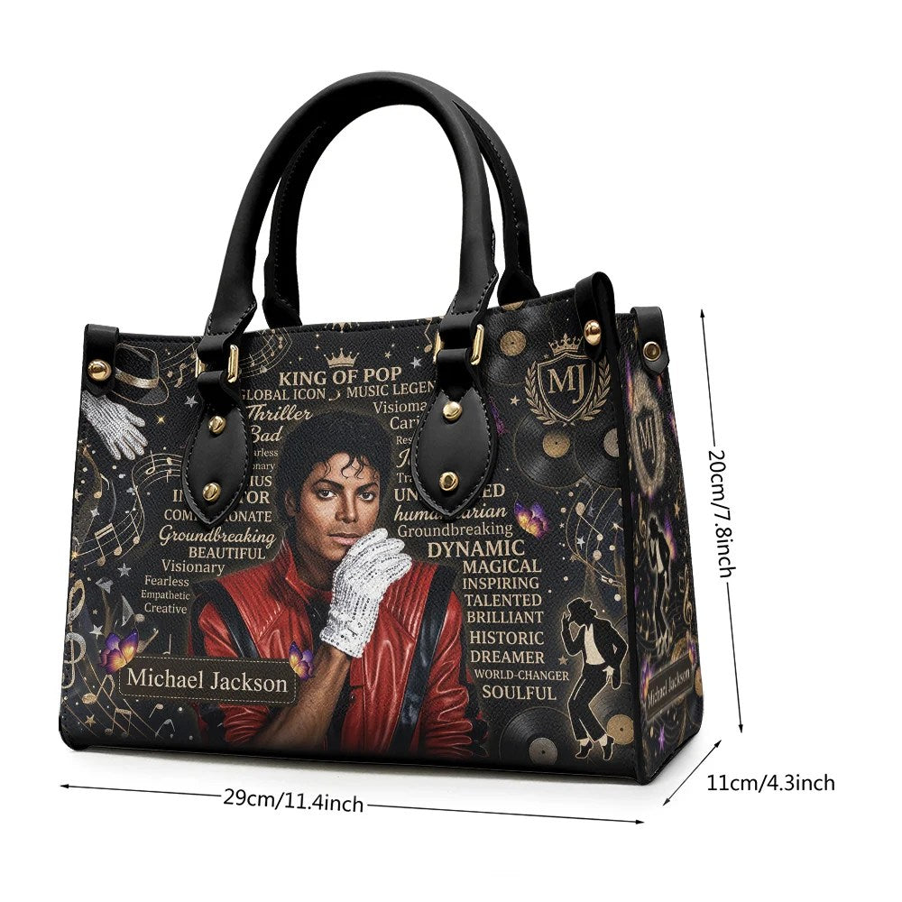 Michael Jackson Leather HandBag – TMTHU9391
