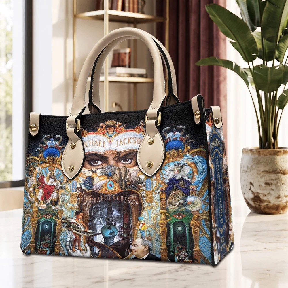 Michael Jackson Leather HandBag – TMTHU9769