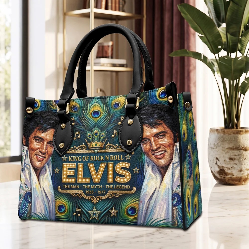 Elvis Presley Leather HandBag – TMTHU9773