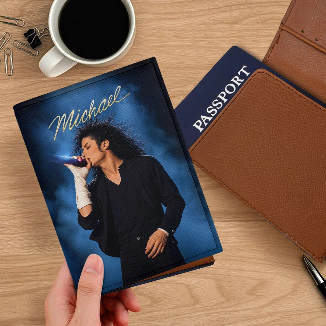 Michael Jackson Leather Passport Cover – HOATT20593