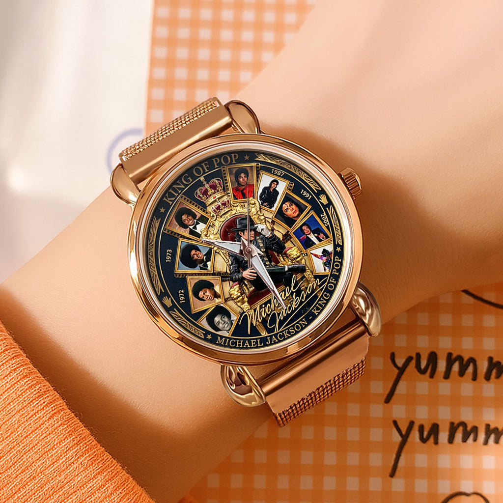 Michael Jackson Mesh Strap Quartz Watch – TMTHU6124