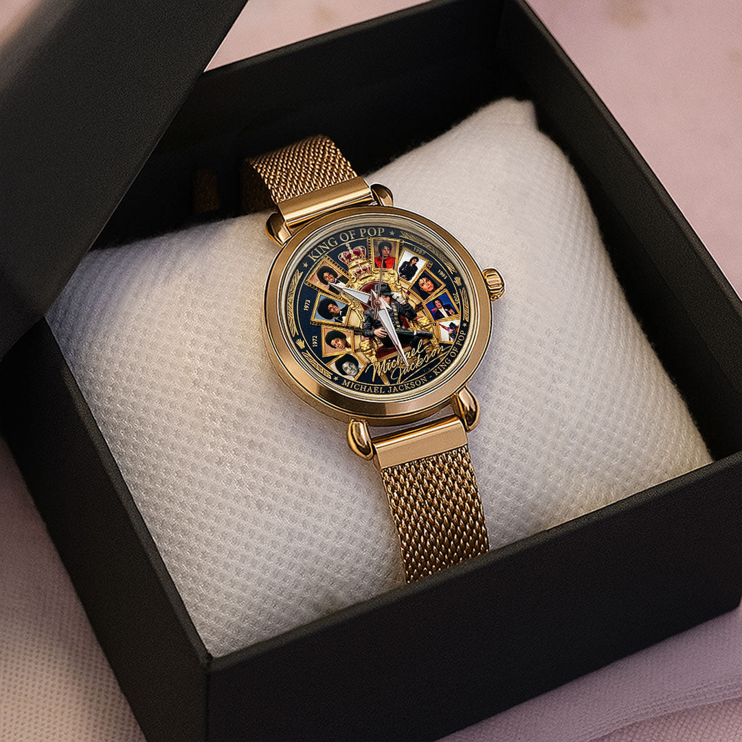 Michael Jackson Mesh Strap Quartz Watch – TMTHU6124