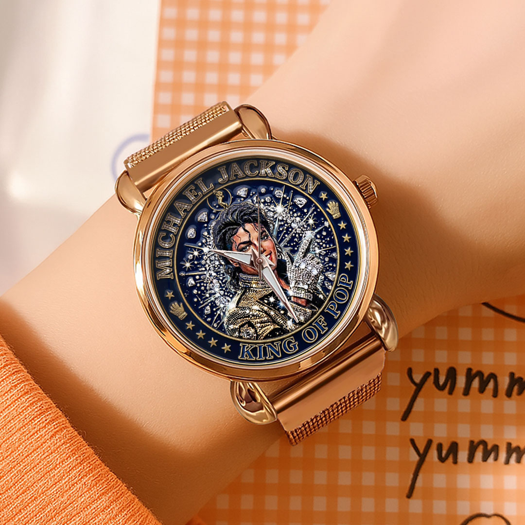 Michael Jackson Mesh Strap Quartz Watch – TMTHU6261