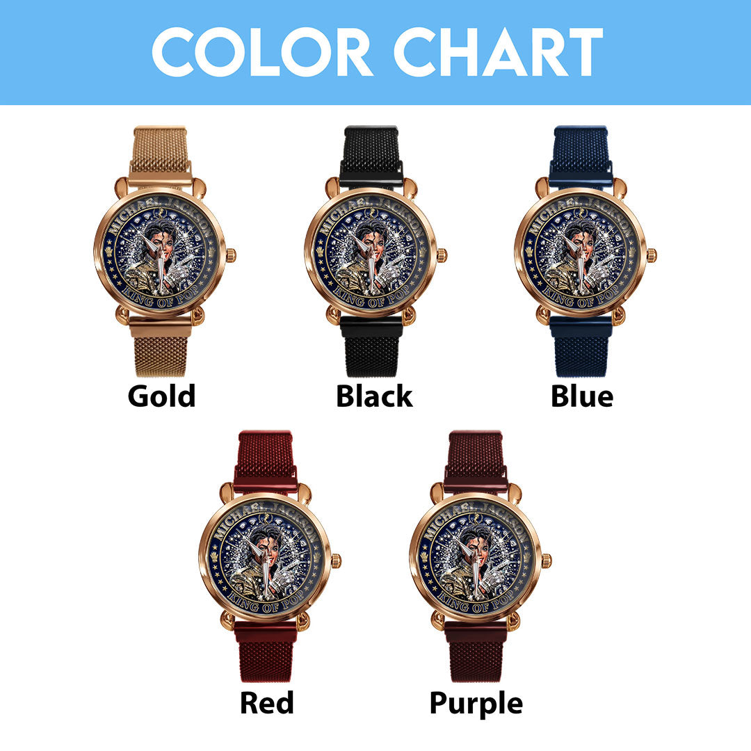 Michael Jackson Mesh Strap Quartz Watch – TMTHU6261