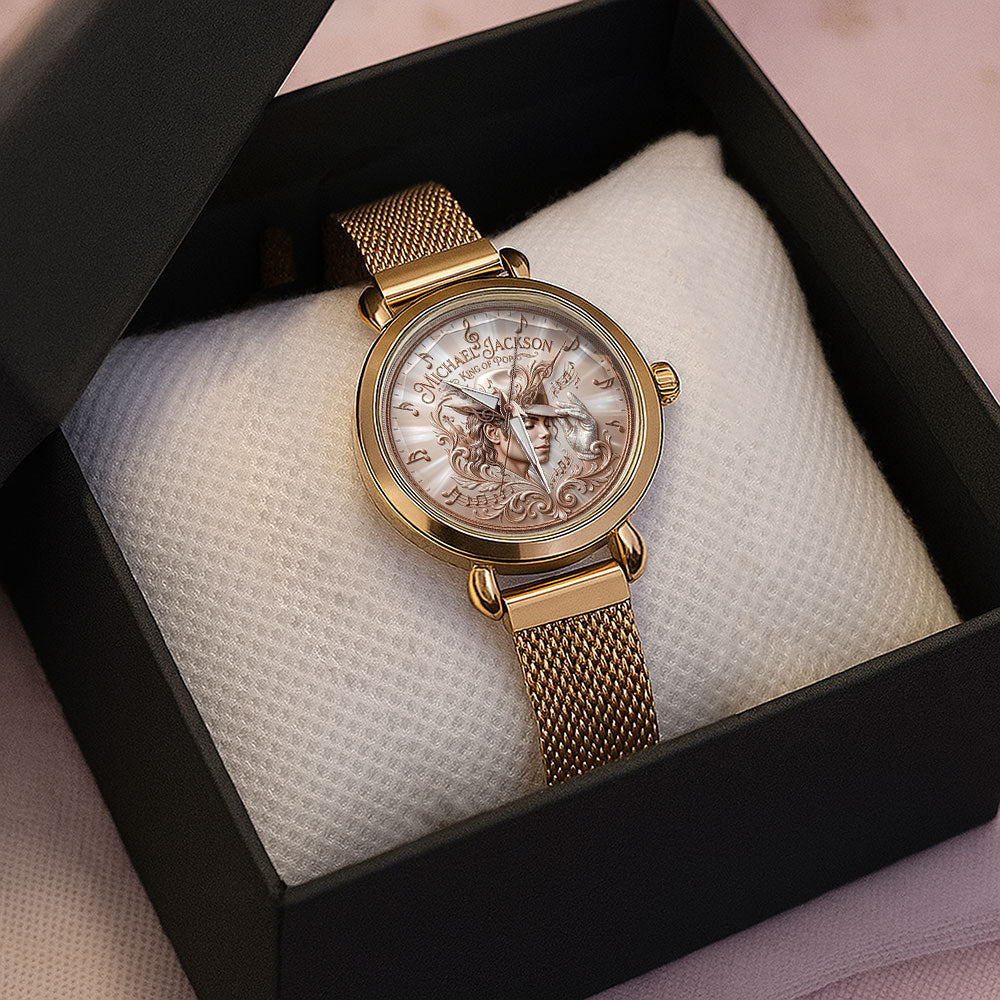 Michael Jackson Mesh Strap Quartz Watch – TMTHU6786