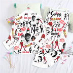 Michael Jackson Satin Pajama Set with Piping – TMTHU7701