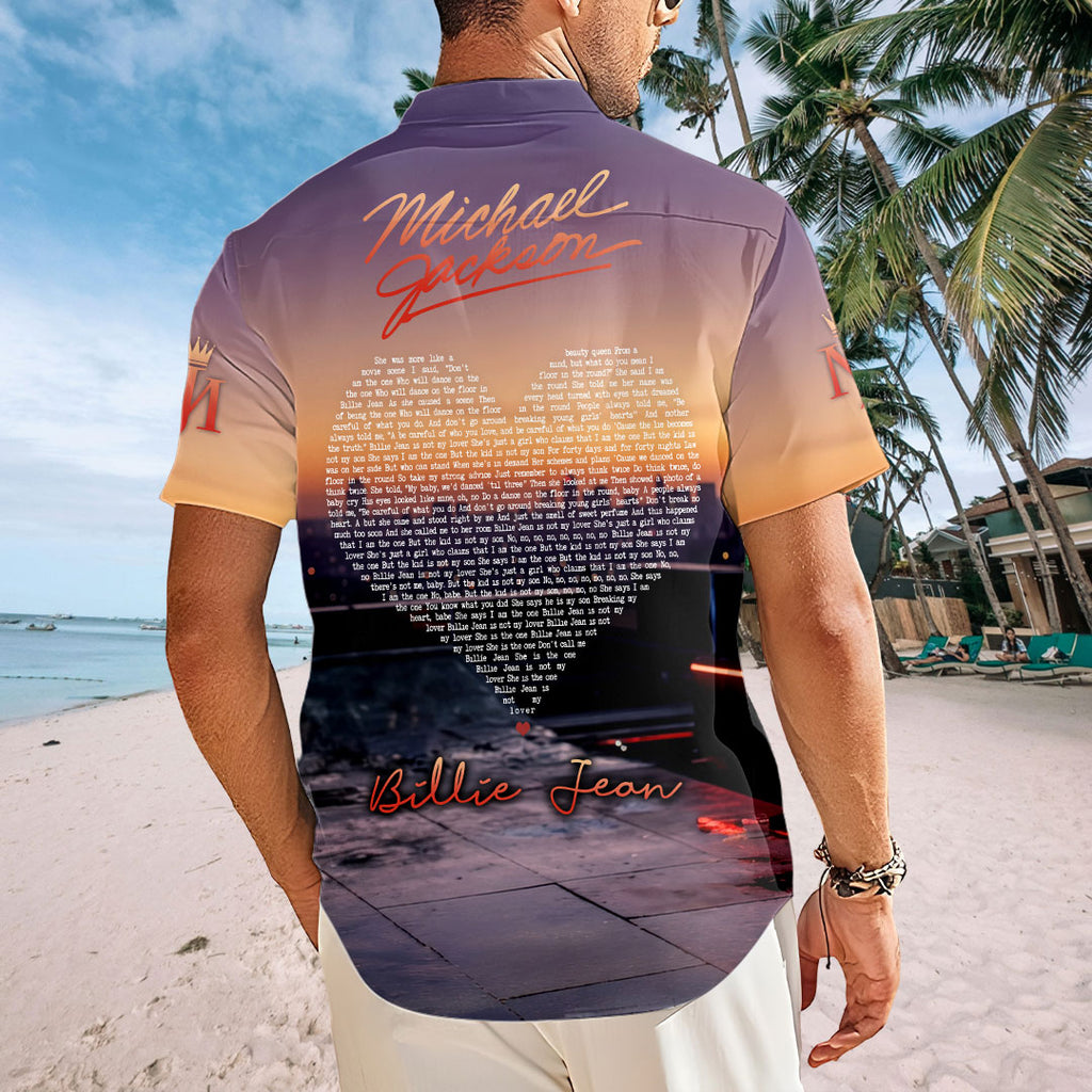 Michael Jackson Short Sleeve Button-Down Shirt – HOATT20192