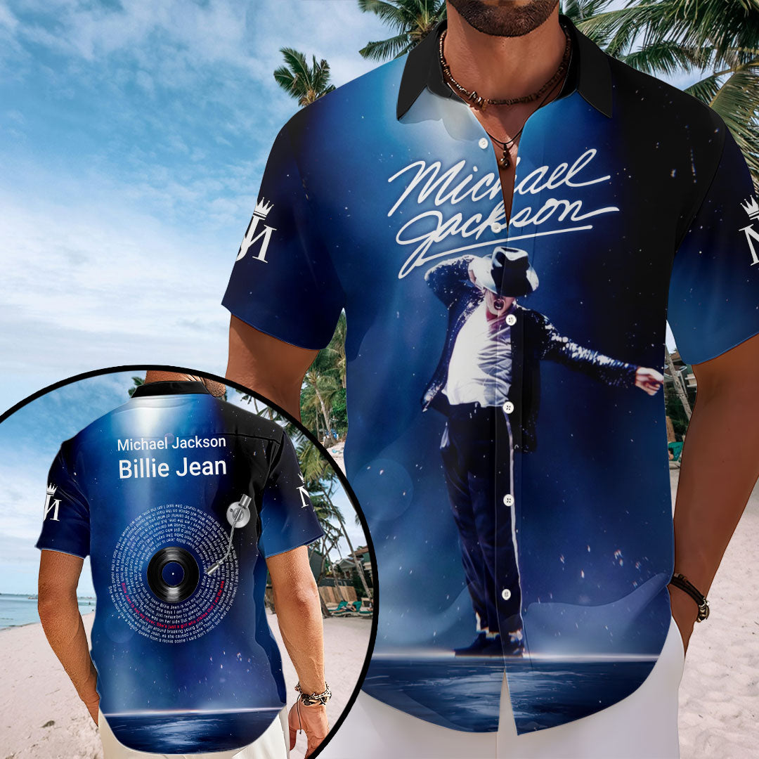 Michael Jackson Short Sleeve Button-Down Shirt – HOATT20200