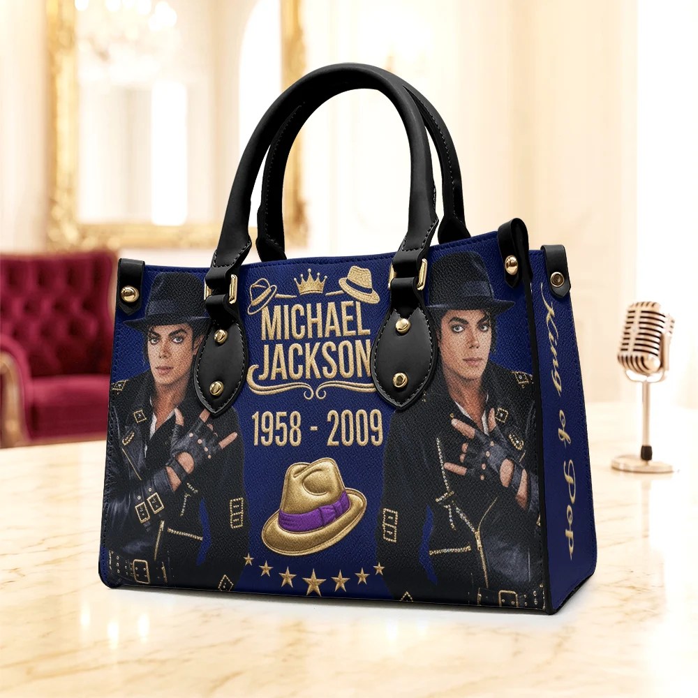 Michael Jackson Leather HandBag – TMTHU9418