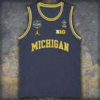 Michigan Wolverines 2026 Men's Basketball National Champions Basketball Jersey – TANTN22327