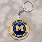 Michigan Wolverines 2026 Men's Basketball National Champions Custom Shape 2-sided Keychain – HOATT17381