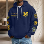 Michigan Wolverines 2026 NCAA Men's Basketball National Champs 3D Unisex Waffle Hoodie – TMTHU5365