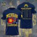 Michigan Wolverines Men's Basketball 3D Apparel – GNE6184