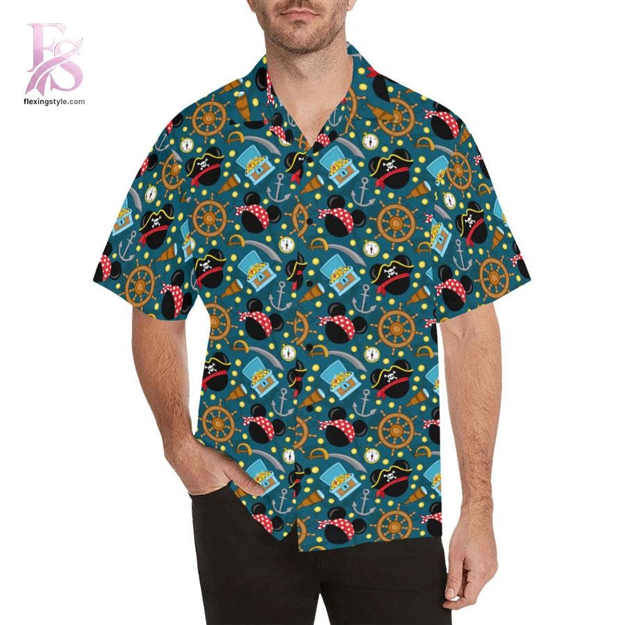 Mickey Mouse pirates Hawaiian Shirt