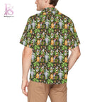Mickey and friends in Safari Hawaiian Shirt