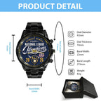Milwaukee Brewers 2026 National League Champions Black Stainless Steel Watch – TMTHU10115