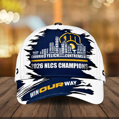 Milwaukee Brewers 2026 National League Champions Classic Cap – MAITM15449