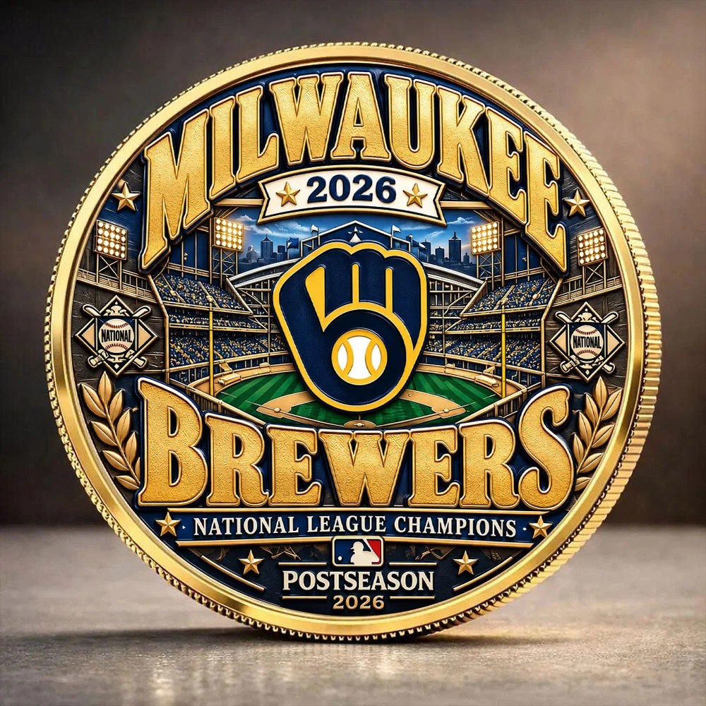 Milwaukee Brewers 2026 National League Champions Commemorative Coin – TANTN26275