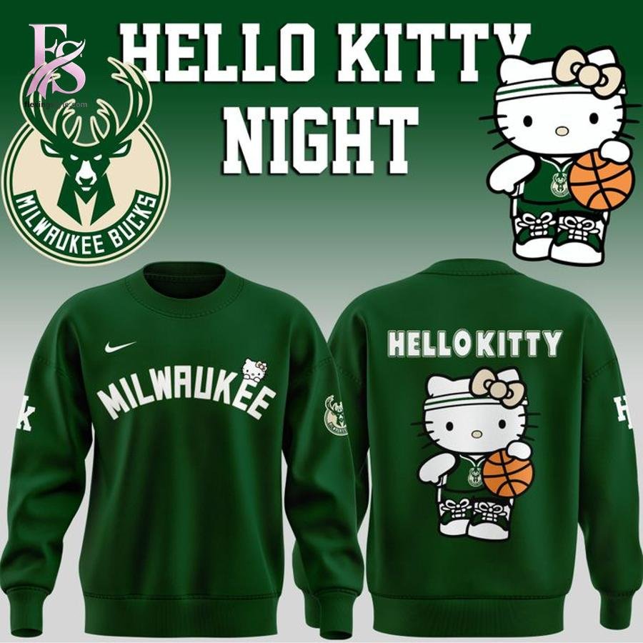 Milwaukee Bucks Hello Kitty Night 2026 Hoodie