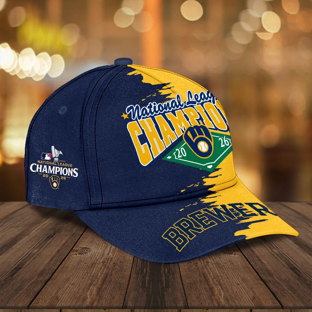 Milwaukee Brewers 2026 National League Champions Classic Cap – TANTN26287