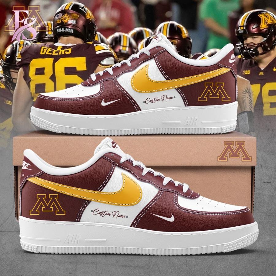 Minnesota Golden Gophers Nike Air Force Shoes