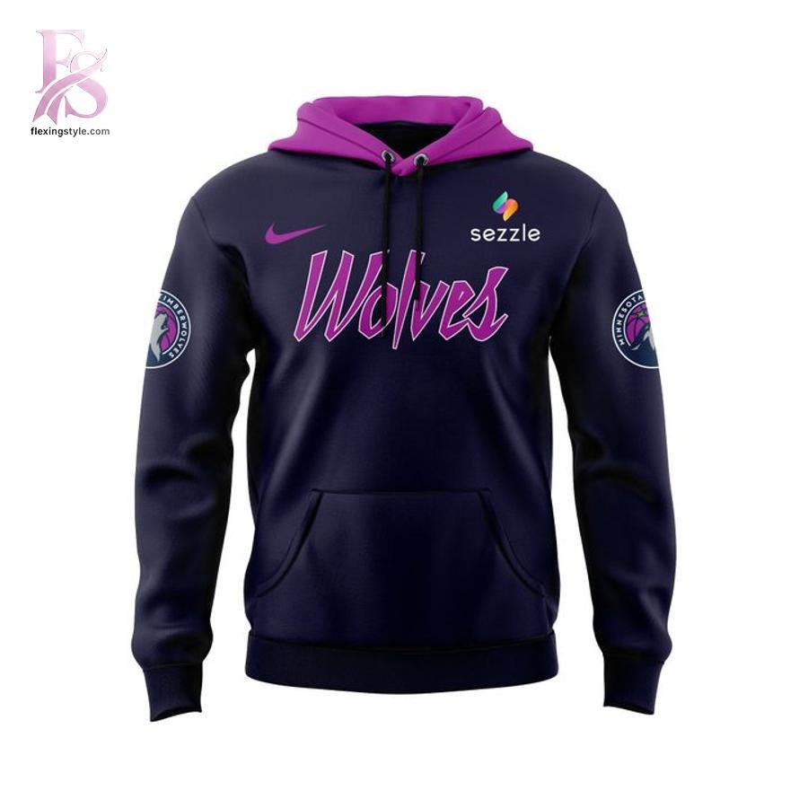 Minnesota Timberwolves Nike Black City Edition Hoodie