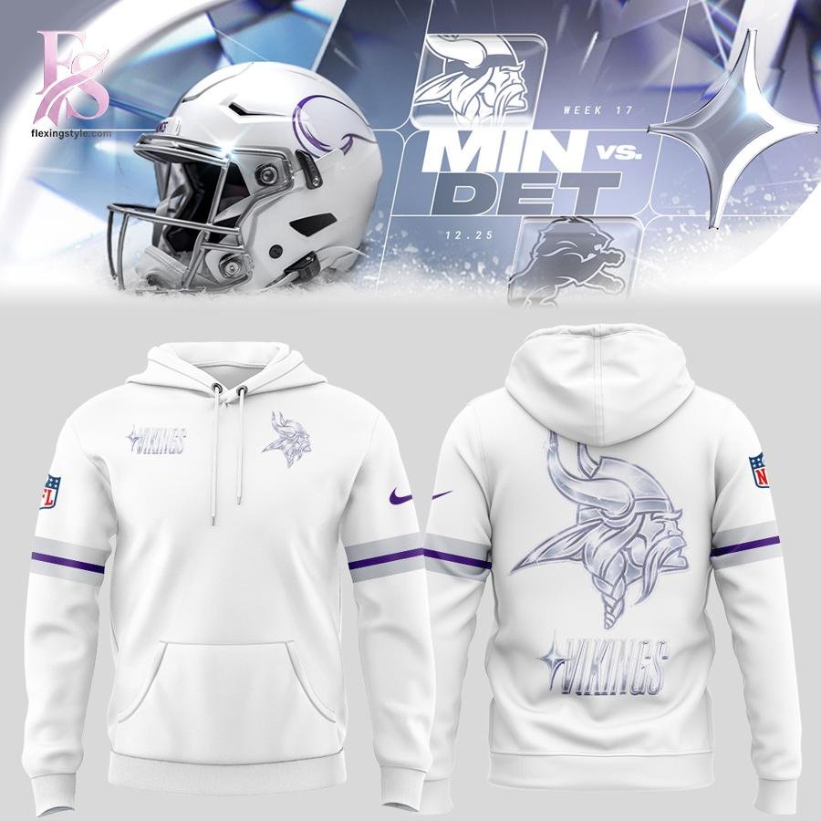 Minnesota Vikings Winter Warrior White Out Hoodie