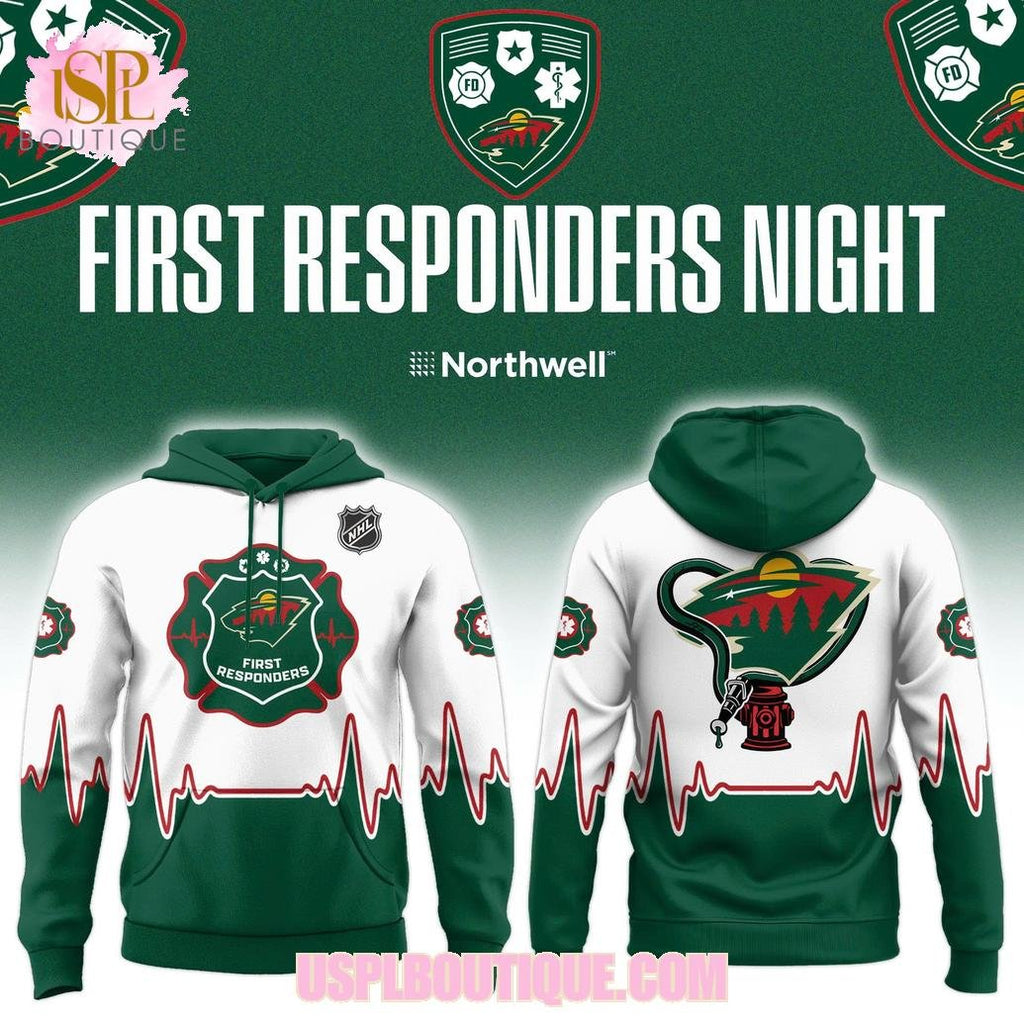 Minnesota Wild First Responders Night 2026 Hoodie