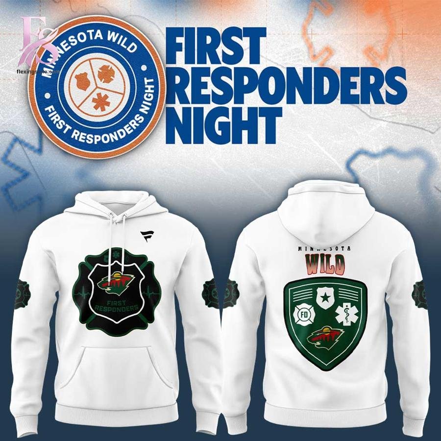Minnesota Wild First Responders Night 2026 Hoodie