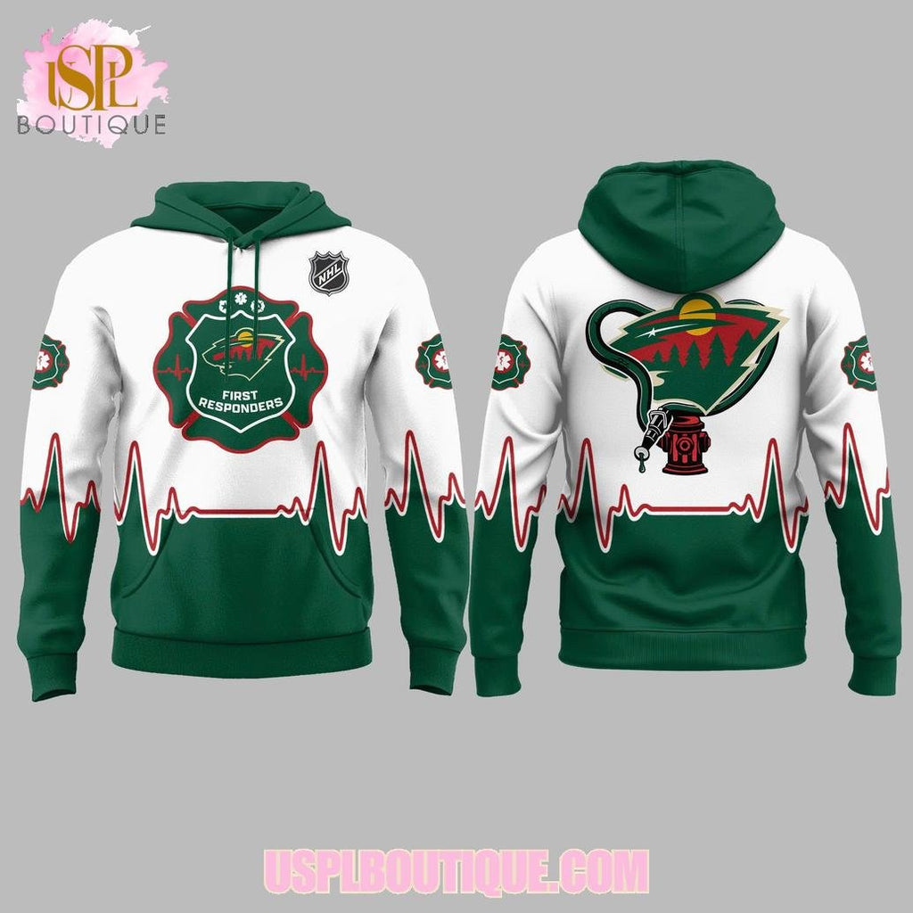 Minnesota Wild First Responders Night 2026 Hoodie