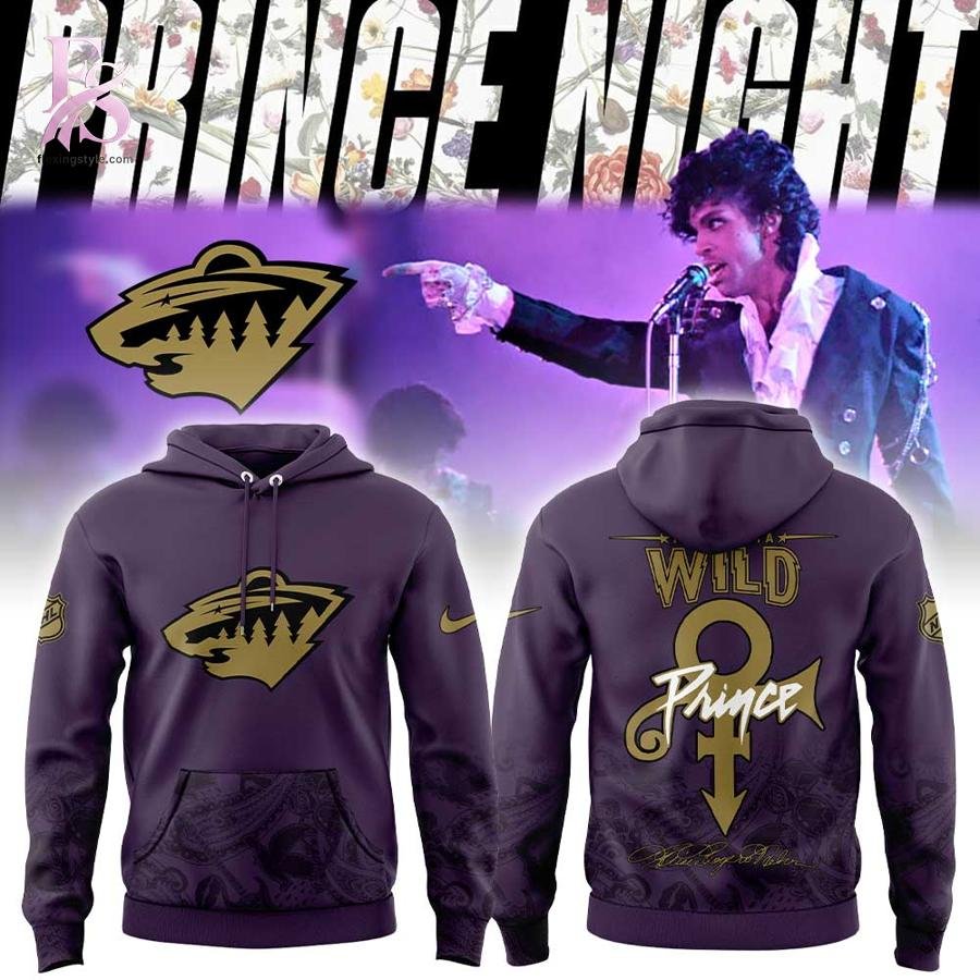 Minnesota Wild Prince Rogers Nelson Night 2026 Hoodie