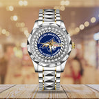 Montana State Bobcats Football 2025 National Champions Alloy Luxury Quartz Watch – MAITM14961