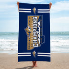 Montana State Bobcats Football 2025 National Champions Rectangle Beach Towel – MAITM14914