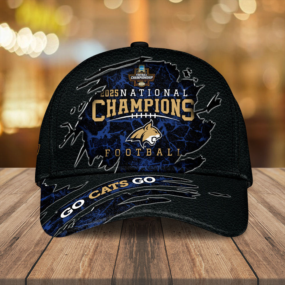 Montana State Bobcats Football 2025 National Champions Classic Cap – MAITM14713