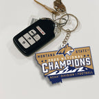 Montana State Bobcats Football 2025 National Champions Custom Shape 1-sided Keychain – MAITM14711