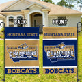 Montana State Bobcats Football 2025 National Champions Double-side Garden Flag – MAITM14542