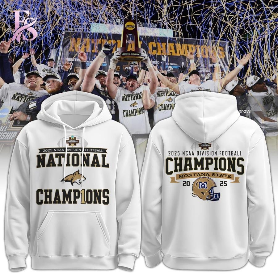 Montana State Football CHAMPIONS ONCE AGAIN Hoodie