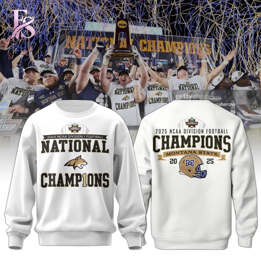 Montana State Football CHAMPIONS ONCE AGAIN Hoodie