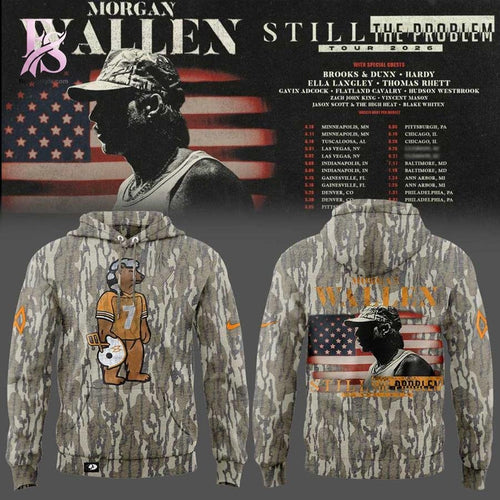 Morgan Wallen Still The Problem Tour 2026 Camo Hoodie