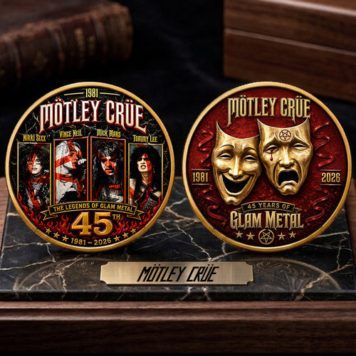 Mötley Crüe 45th Anniversary Commemorative Coin – TMTHU7833