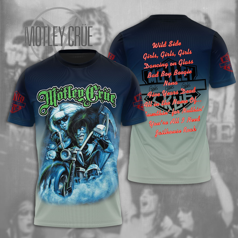 Mötley Crüe 3D Apparel – NGHIAVT 1004