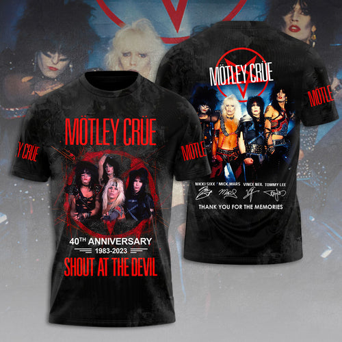 Mötley Crüe 3D Apparel – MAITM 4892