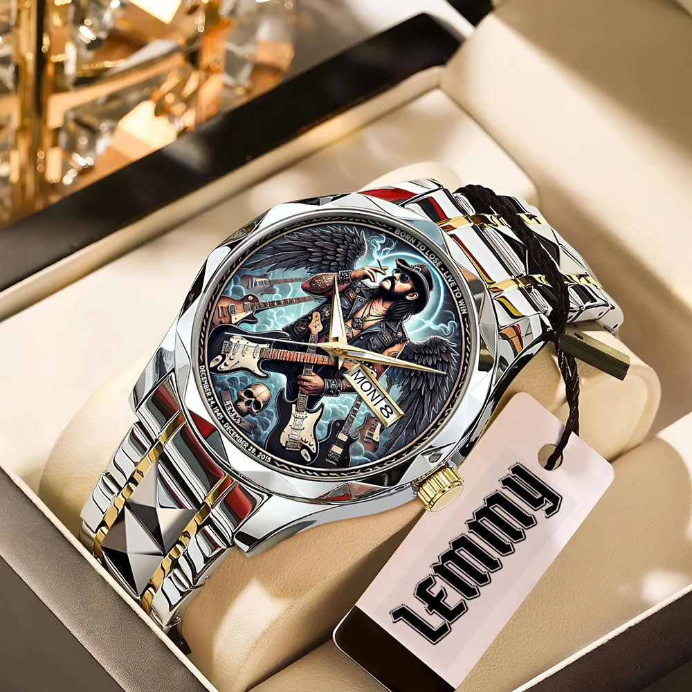 Motörhead x Lemmy Kilmister Alloy Luxury Quartz Watch – MAITM13944